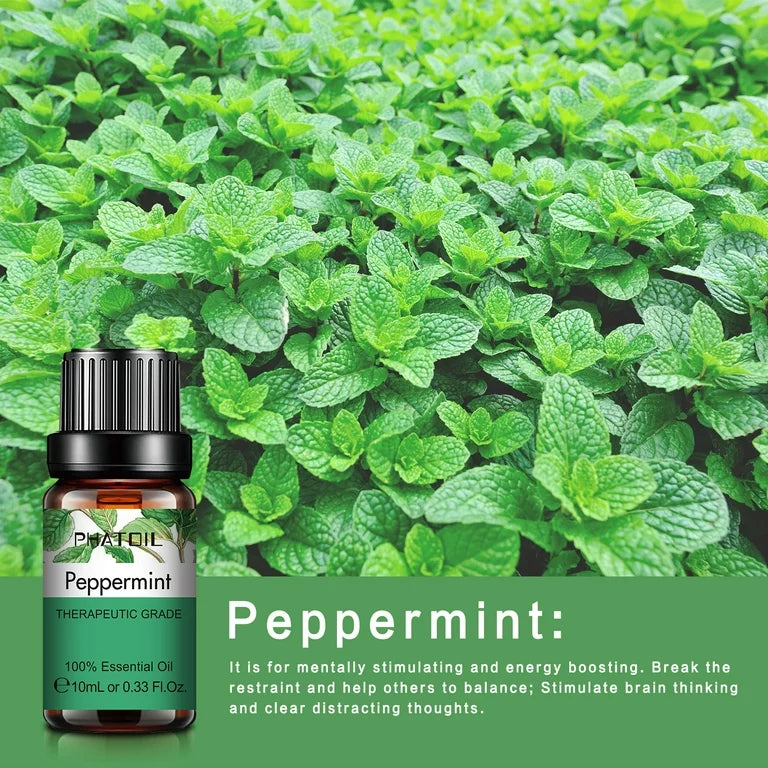 Essential oils "Peppermint" (Headache, breathing, sleeping..)